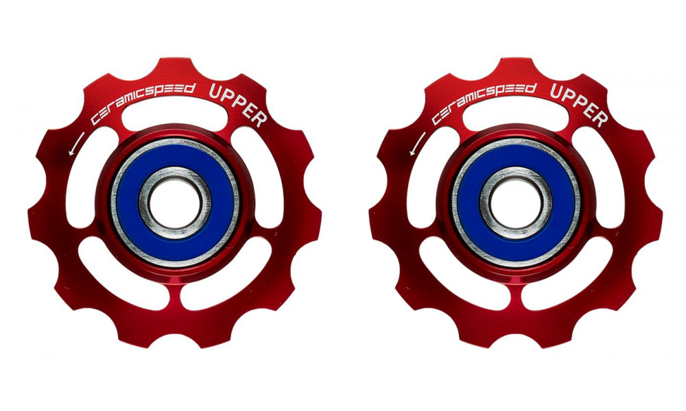 Pārslēdzēju rullīši CeramicSpeed for SRAM 11s Alloy 626 red (101700) 