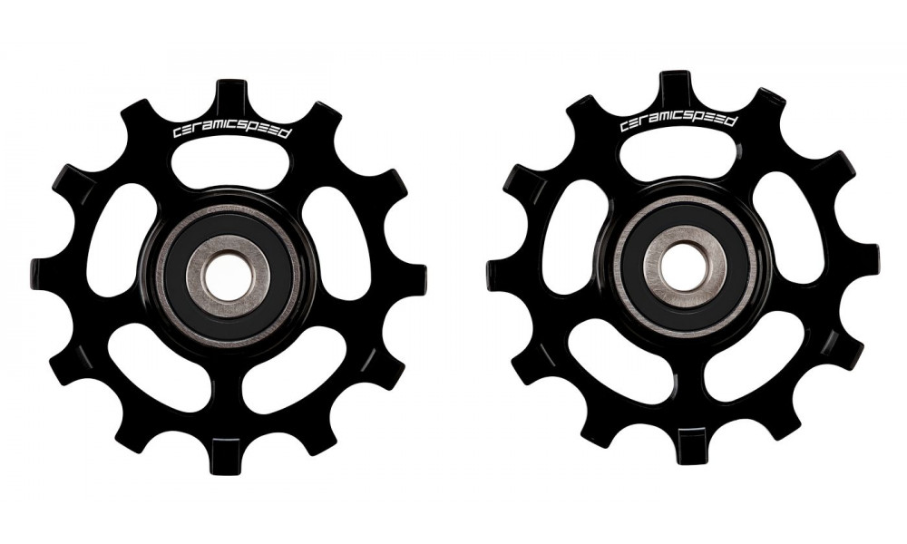 Pārslēdzēju rullīši CeramicSpeed for Campagnolo 12s Alloy 607 stainless steel black (107518) 