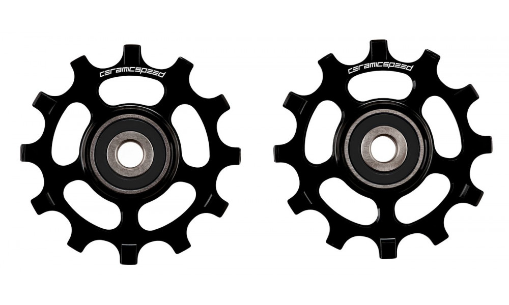 Pārslēdzēju rullīši CeramicSpeed for SRAM 12s AXS XPLR Coated Alloy 607 black (110819) 