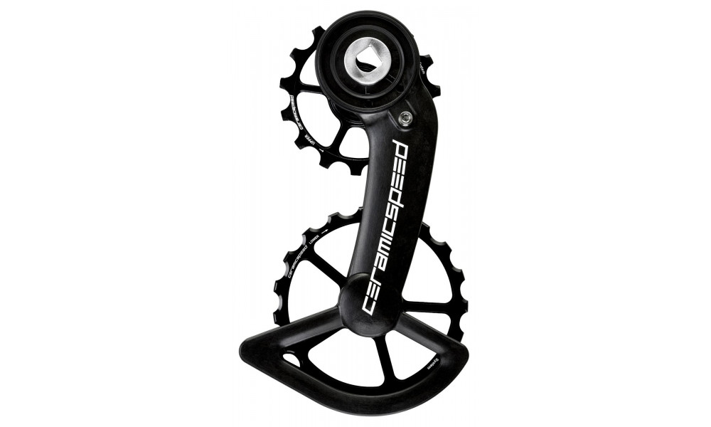 Pārslēdzēju rullīši CeramicSpeed Oversized for SRAM Red/Force AXS Coated Alloy 607 black (107380) 