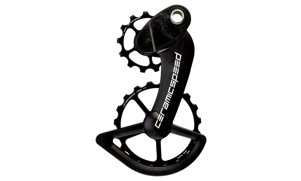 Pārslēdzēju rullīši CeramicSpeed Oversized for Campagnolo 12s EPS Coated Alloy 607 black (107428) 