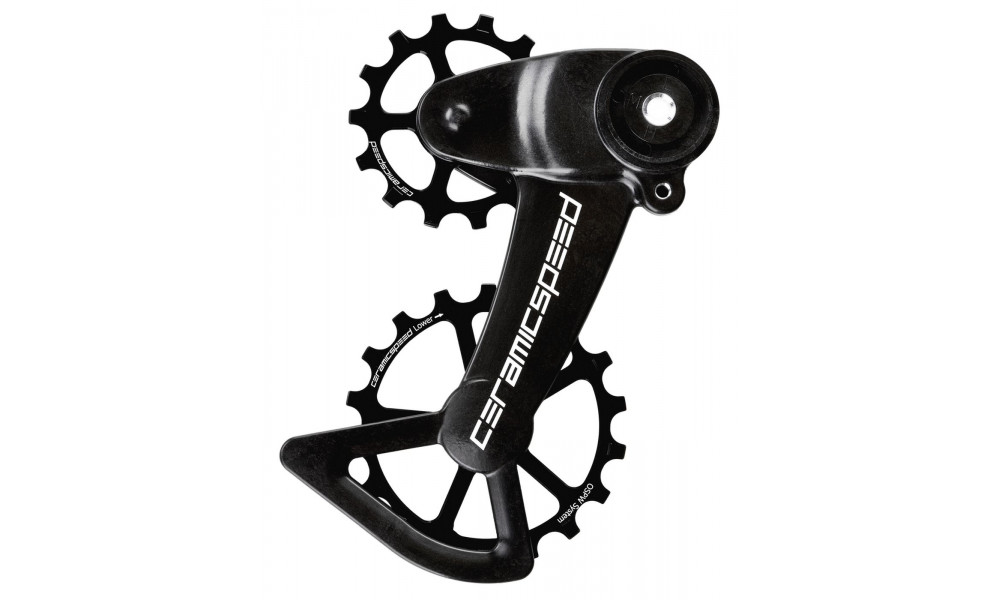 Pārslēdzēju rullīši CeramicSpeed Oversized X for SRAM Eagle Mechanical Coated Alloy 607 black (106967) 