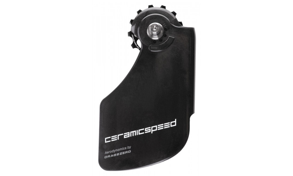 Pārslēdzēju rullīši CeramicSpeed Oversized Aero for Shimano 9250/8150 Coated Alloy 607 black (110909) 