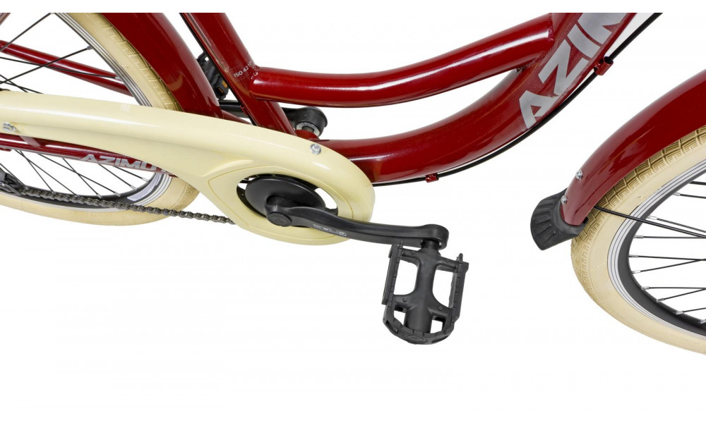 Velosipēds AZIMUT Vintage TX-7 26" 2025 burgund-cream shiny - 3