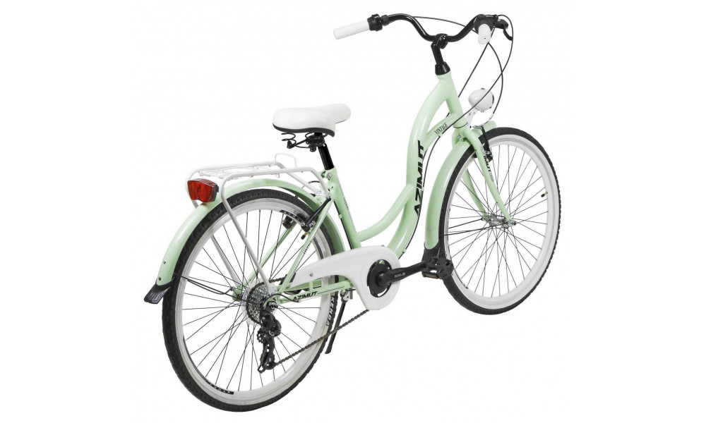 Velosipēds AZIMUT Vintage TX-7 26" 2025 mint-white shiny - 9