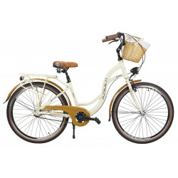 Velosipēds AZIMUT Sarema ALU 26" 3-speed 2025 cream semi-matt