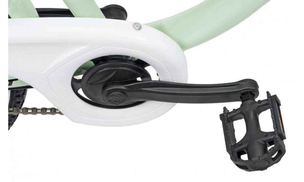 Velosipēds AZIMUT Vintage 26" 3-speed 2025 with basket mint-white matt - 4