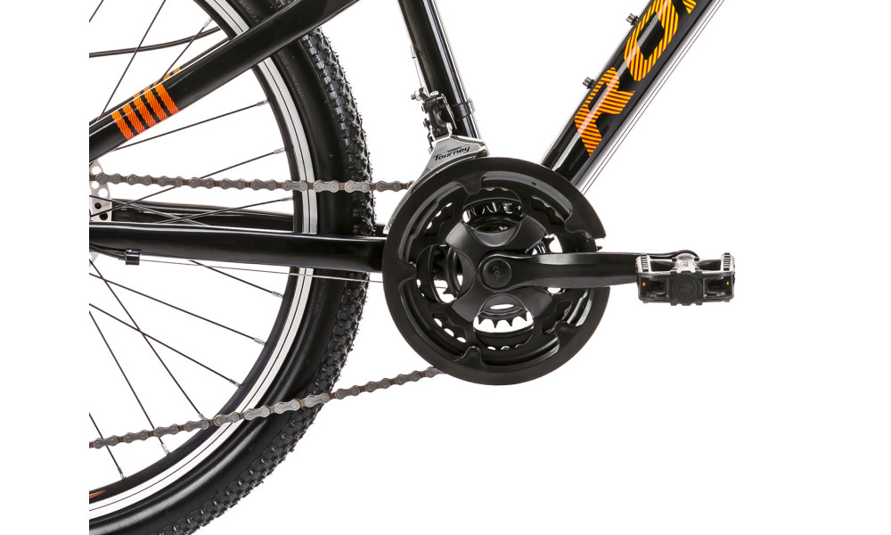 Velosipēds Romet Rambler Dirt 24" Alu 2023 black-orange - 6