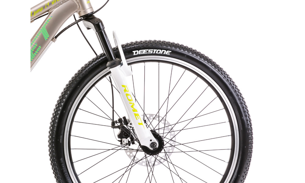 Velosipēds Romet Rambler Dirt 24" Alu 2023 grey-green - 2
