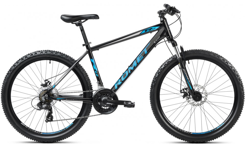 Velosipēds Romet Rambler R6.2 26" 2023 black-sky blue - 1