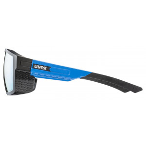 Brilles Uvex mtn style P black-blue matt / mirror blue