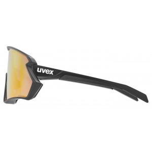 Velosipedu brilles Uvex sportstyle 231 2.0 P black matt / mirror red