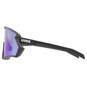 Velosipedu brilles Uvex sportstyle 231 2.0 P black matt / mirror blue