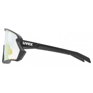 Brilles Uvex sportstyle 231 2.0 V black matt / litemirror red