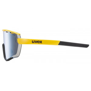 Velosipedu brilles Uvex sportstyle 236 Set sunbee-black matt / mirror silver