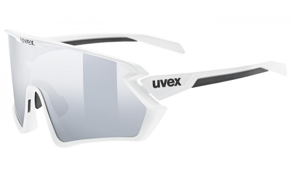 Brilles Uvex sportstyle 231 2.0 Set white-black matt / mirror silver - 1