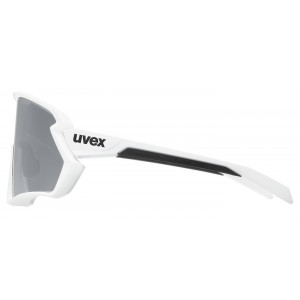 Brilles Uvex sportstyle 231 2.0 Set white-black matt / mirror silver