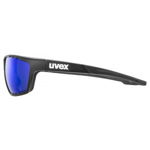 Brilles Uvex sportstyle 706 black matt / mirror blue