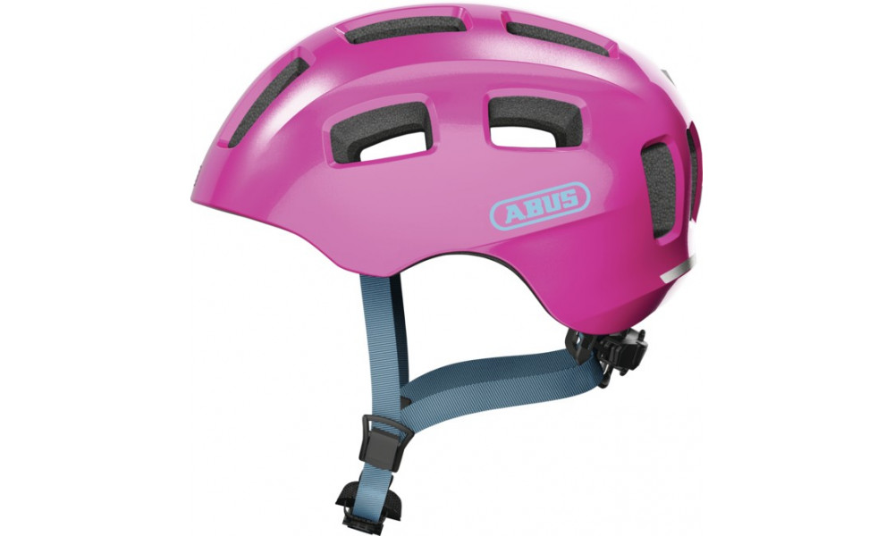 Velo ķivere Abus Youn-I 2.0 sparkling pink - 1