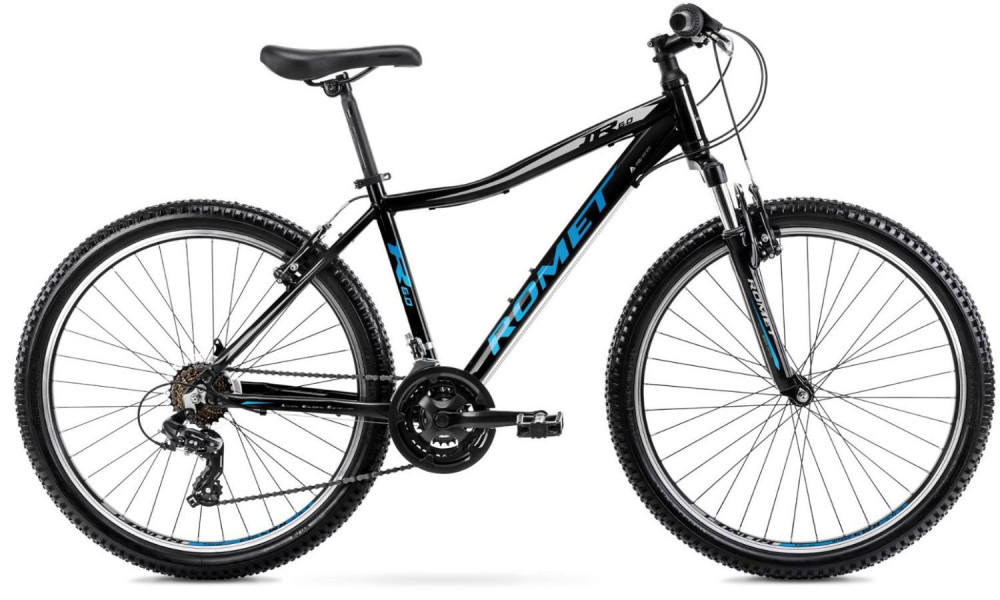 Velosipēds Romet Rambler R6.0 JR 26" 2023 black-blue-silver - 1