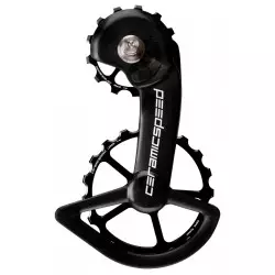 Pārslēdzēju rullīši CeramicSpeed Oversized for Shimano 9100/R8000 Series Alloy 607 stainless steel black (106316)