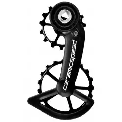 Pārslēdzēju rullīši CeramicSpeed Oversized for SRAM Red/Force AXS Alloy 607 stainless steel black (107378)