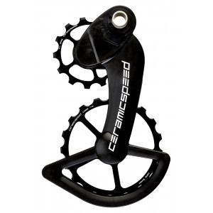 Pārslēdzēju rullīši CeramicSpeed Oversized for Campagnolo 11s Mechanical/EPS Coated Alloy 607 black (104063)