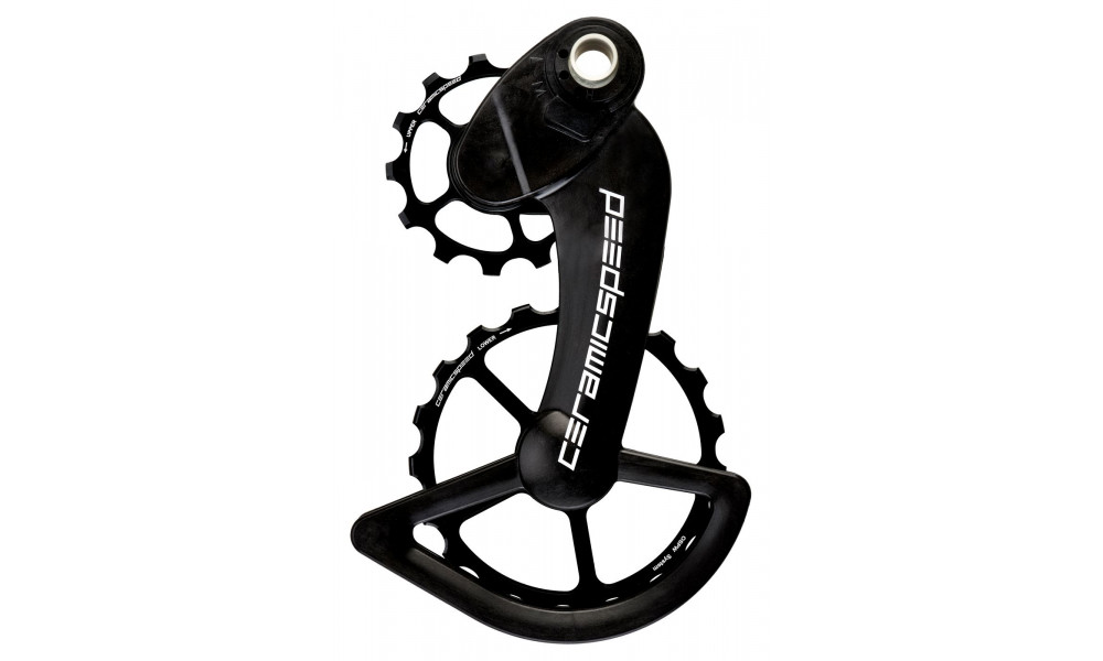 Pārslēdzēju rullīši CeramicSpeed Oversized for Campagnolo 11s Mechanical/EPS Coated Alloy 607 black (104063) 