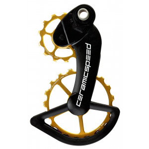 Pārslēdzēju rullīši CeramicSpeed Oversized for Campagnolo 11s Mechanical/EPS Coated Alloy 607 gold (106208)