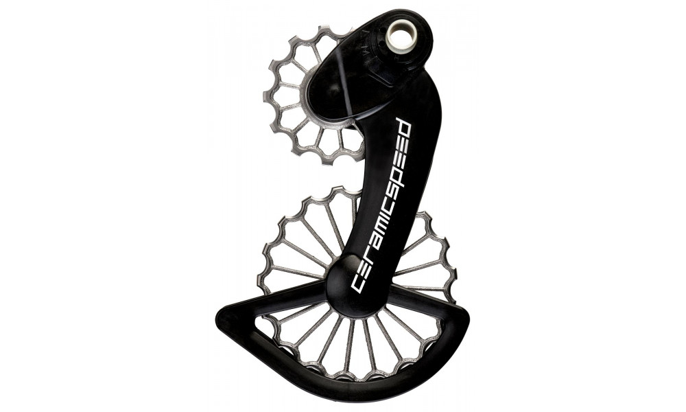 Pārslēdzēju rullīši CeramicSpeed Oversized 3D Printed Hollow Titanium for Campagnolo 12s EPS 07 Coated (107430) 