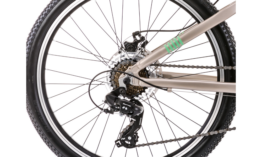 Velosipēds Romet Rambler Dirt 24" Alu 2023 grey-green - 7