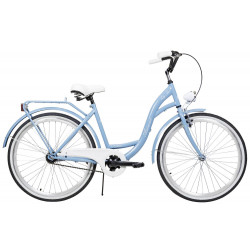 Velosipēds AZIMUT City Lux 26" 2023 light blue-white
