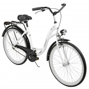 Velosipēds AZIMUT City Lux 26" 2025 white-black