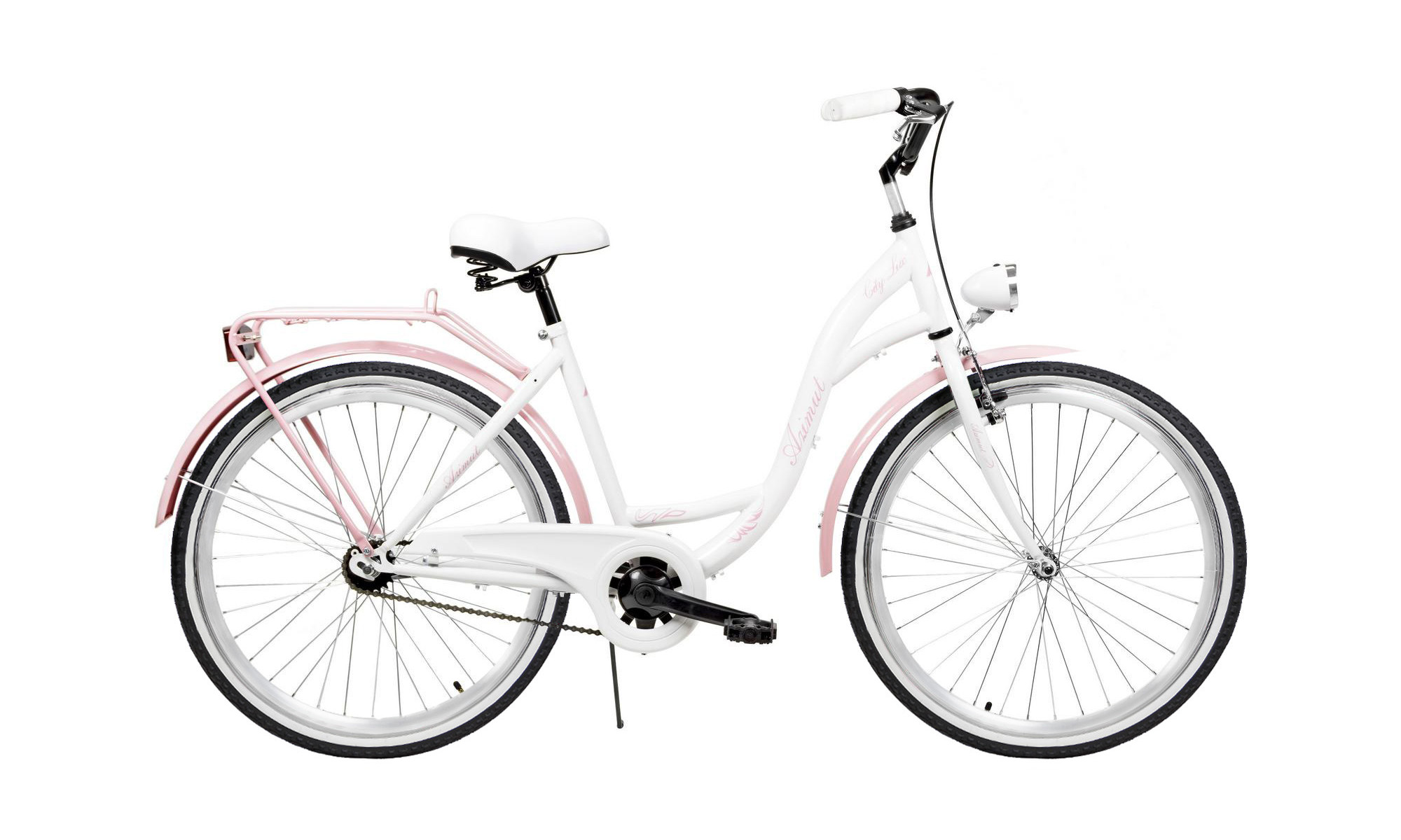 Velosipēds AZIMUT City Lux 26" 2025 white-pink - 7
