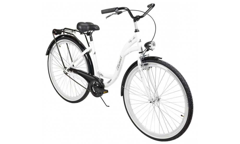 Velosipēds AZIMUT City Lux 28" 2025 white-black - 7