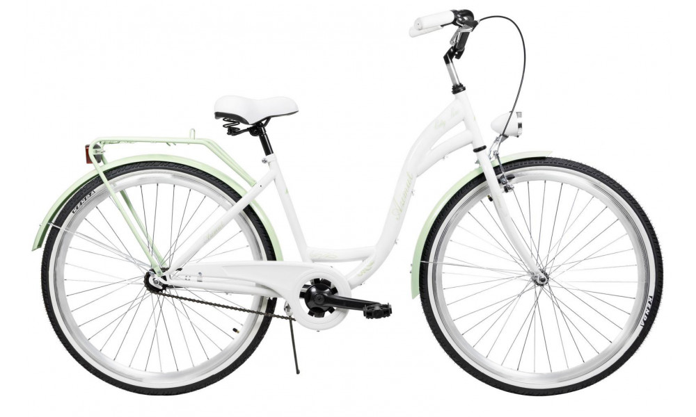 Velosipēds AZIMUT City Lux 28" 2025 white-mint - 8