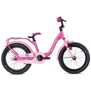 Velosipēds S'COOL niXe 16" 1-speed coaster-brake Aluminium pink-baby pink