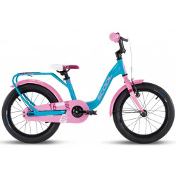 Velosipēds S'COOL niXe 16" 1-speed coaster-brake Aluminium ocean-pink