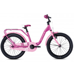Velosipēds S'COOL niXe 18" 1-speed coaster-brake Aluminium pink-baby pink