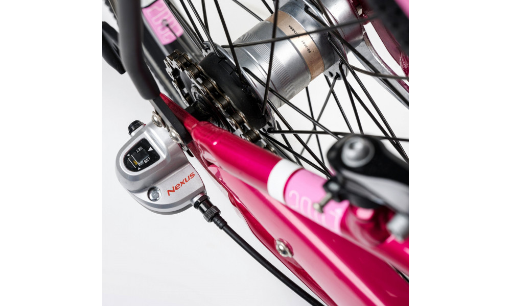 Velosipēds S'COOL chiX twin 20" 3-speed Aluminium pink-baby pink - 3