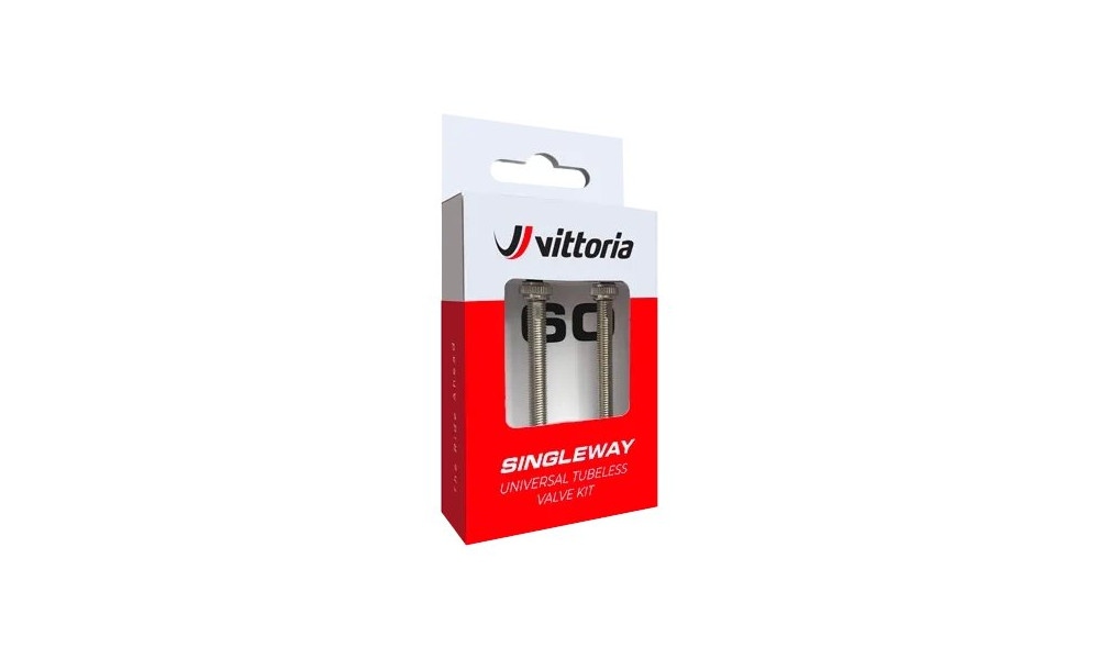 Bezkameru ventilis Vittoria Singleway brass black 40mm 2gab. - 4