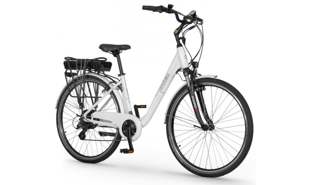 Elektro velosipēds Ecobike Traffic 28" 2023 white - 1