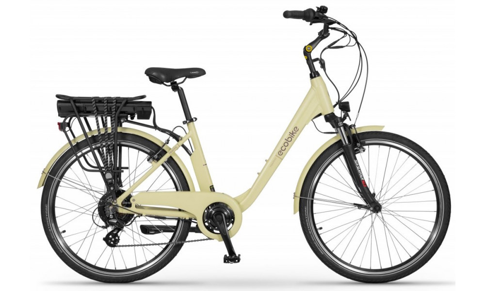 Elektro velosipēds Ecobike Traffic 26" 2023 beige - 9