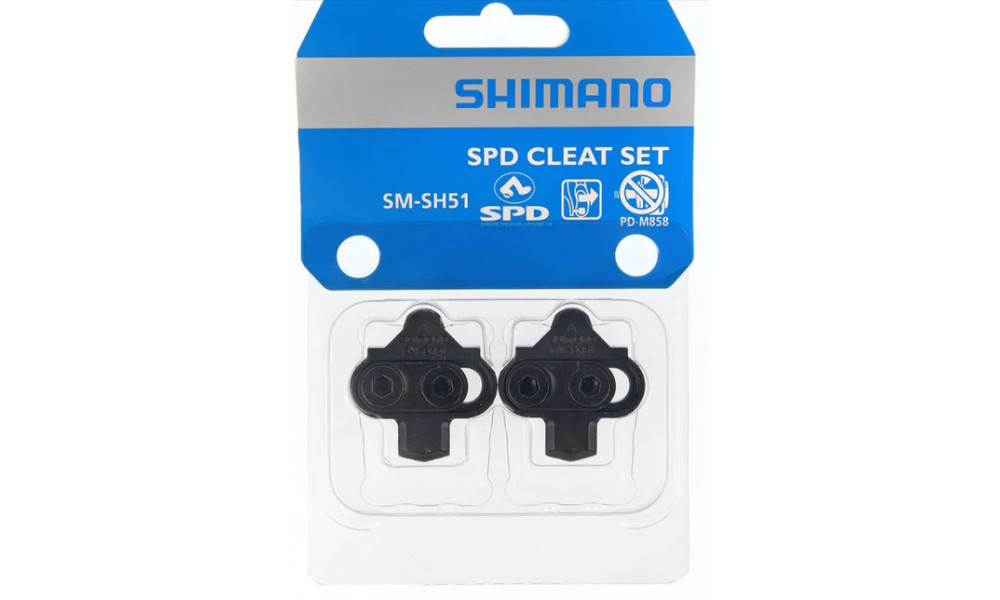Pedāļu klipši Shimano SPD SM-SH51 - 2 Pedāļu klipši Shimano SPD SM-SH51 - 2
