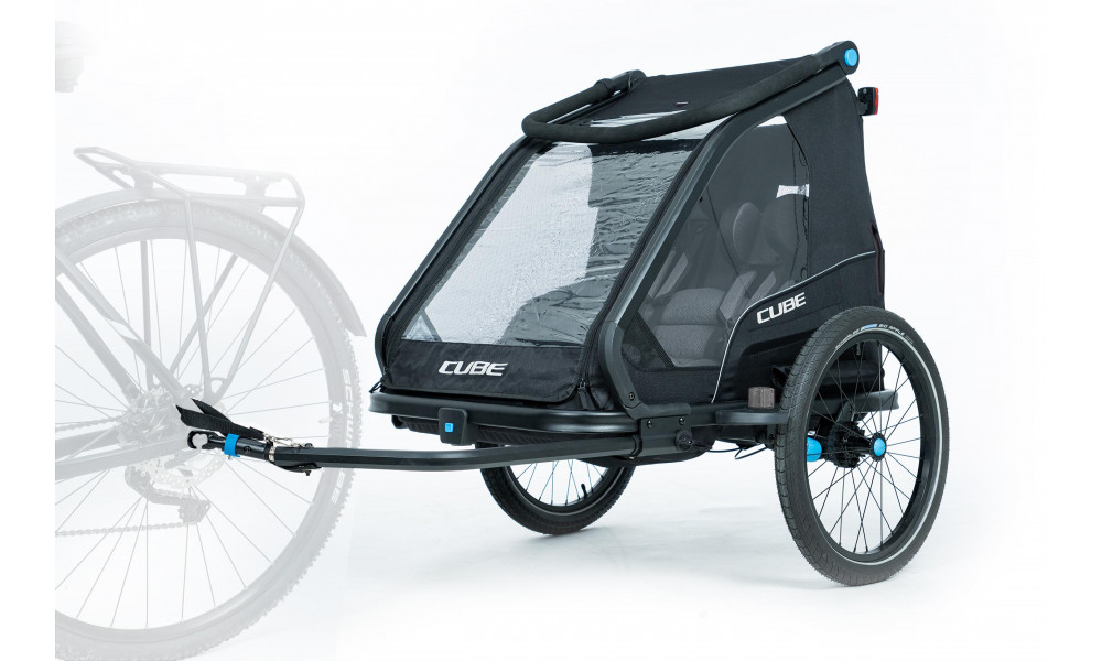 Velo piekabe Cube Double CMPT black - 1