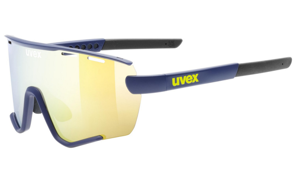 Brilles Uvex sportstyle 236 Set blue matt / mirror yellow - 1