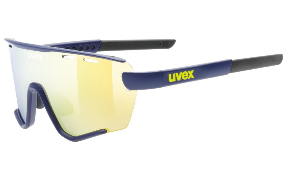 Brilles Uvex sportstyle 236 S Set blue matt / mirror yellow - 1