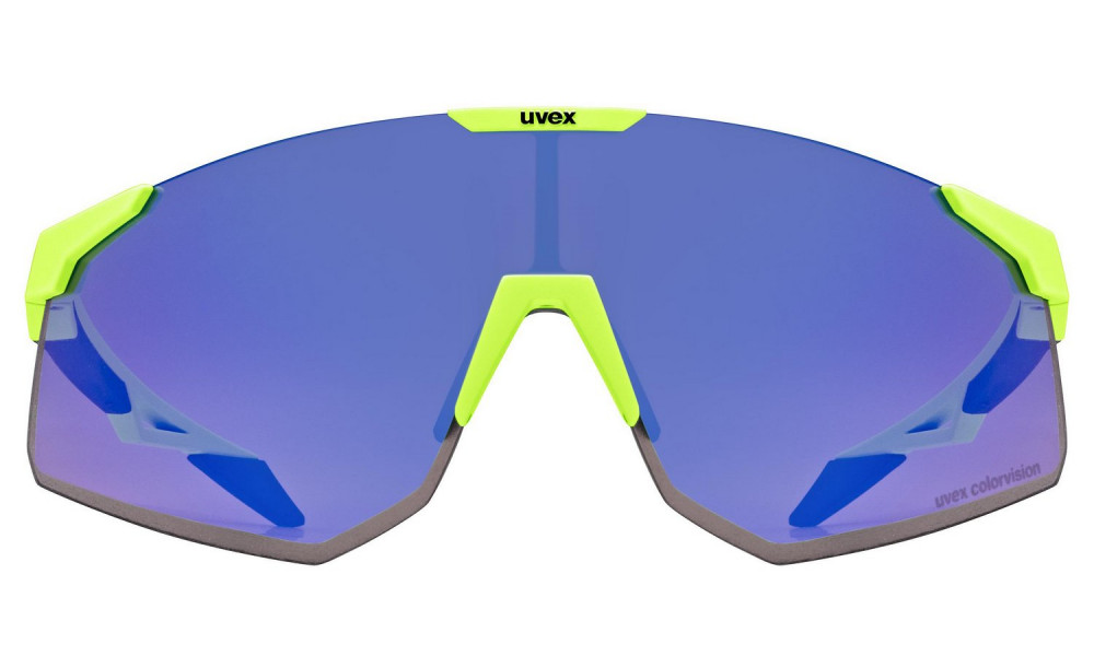 Brilles Uvex pace perform CV yellow matt / mirror blue - 5