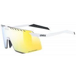 Brilles Uvex pace stage CV white matt / mirror gold