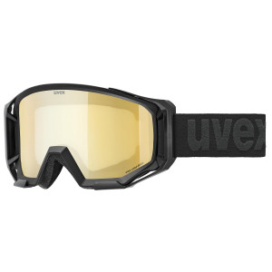 Brilles Uvex athletic CV black matt SL / gold-yellow